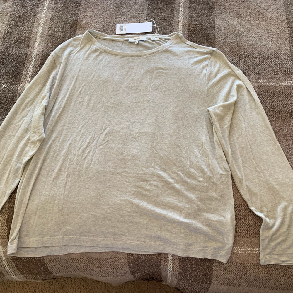 Vince Long Sleeve Tshirt -Never Worn-NWT-XL